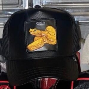 Goorin Bros Black and Yellow Viper Hat